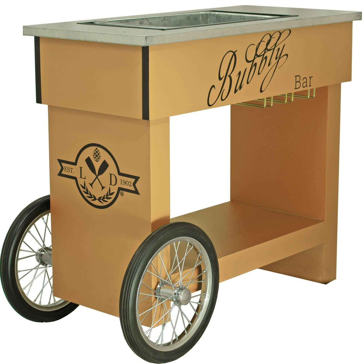 Champagne & Wine Bar Cart - Lee Display