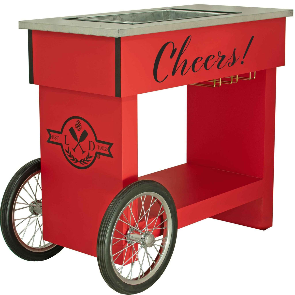 Champagne & Wine Bar Cart - Lee Display