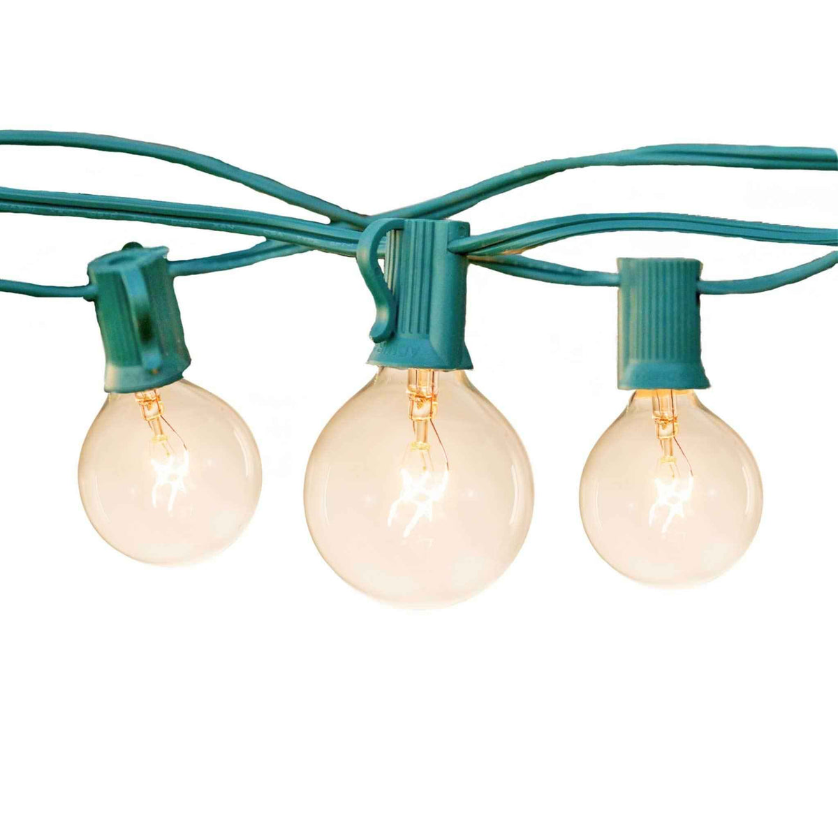 Clear G50 Globe Light Bulbs - Lee Display
