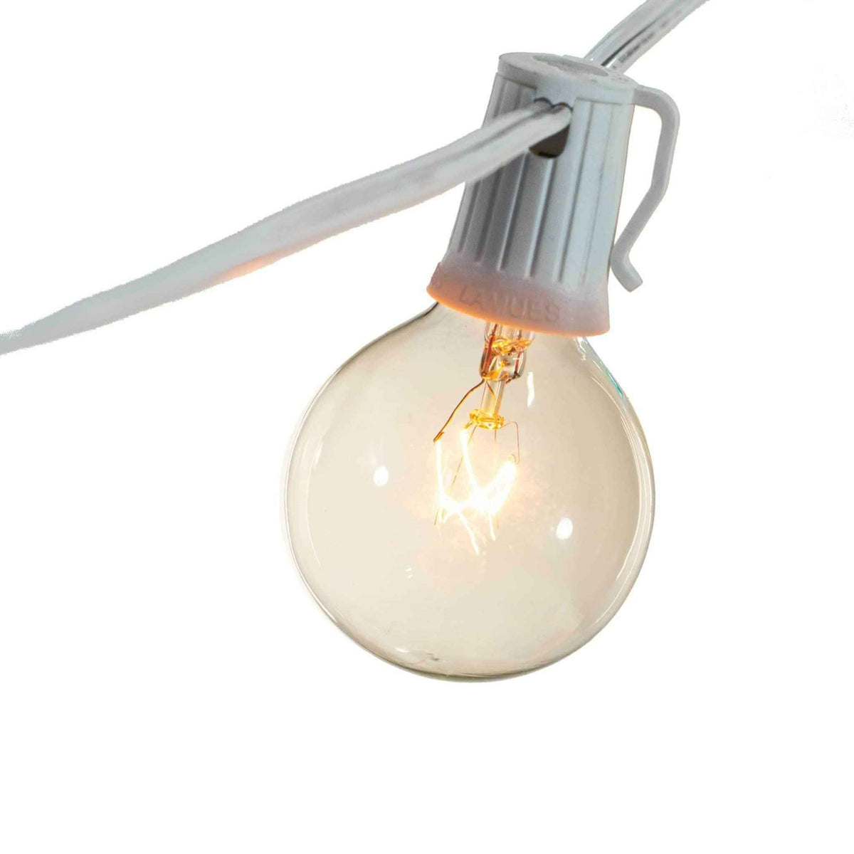 Clear G50 Globe Light Bulbs - Lee Display