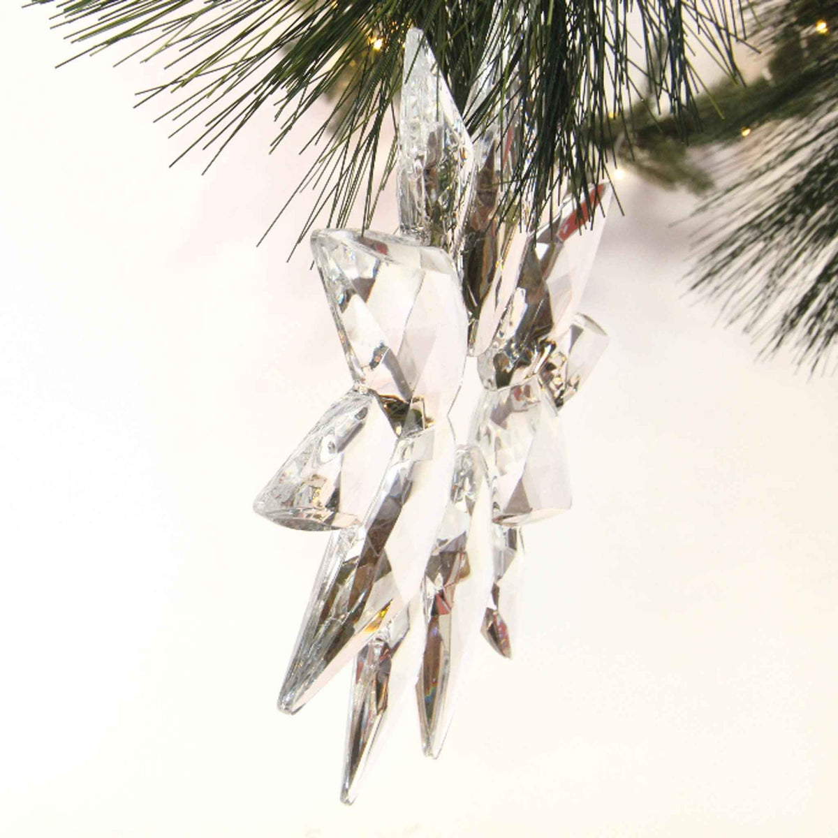 Crystal Clear Acrylic Snowflake - Lee Display