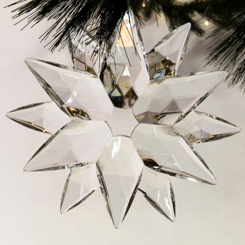 Crystal Clear Acrylic Snowflake - Lee Display