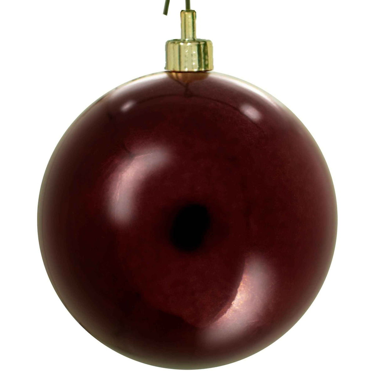 Dark Red Burgundy Ball Ornaments - Lee Display