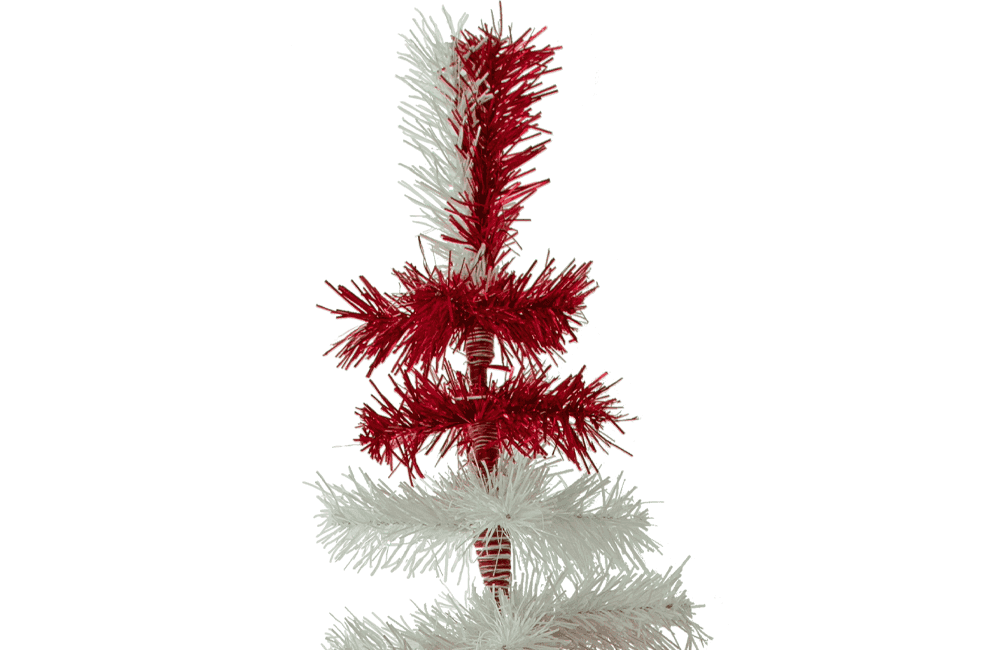 Dr. Seuss Red & White Tinsel Christmas Tree - Lee Display