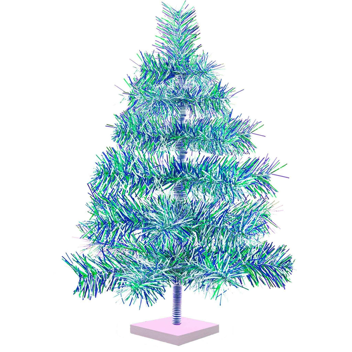 Earth Day Firework Tinsel Trees - Lee Display