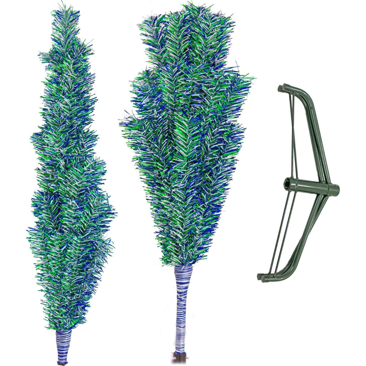 Earth Day Firework Tinsel Trees - Lee Display