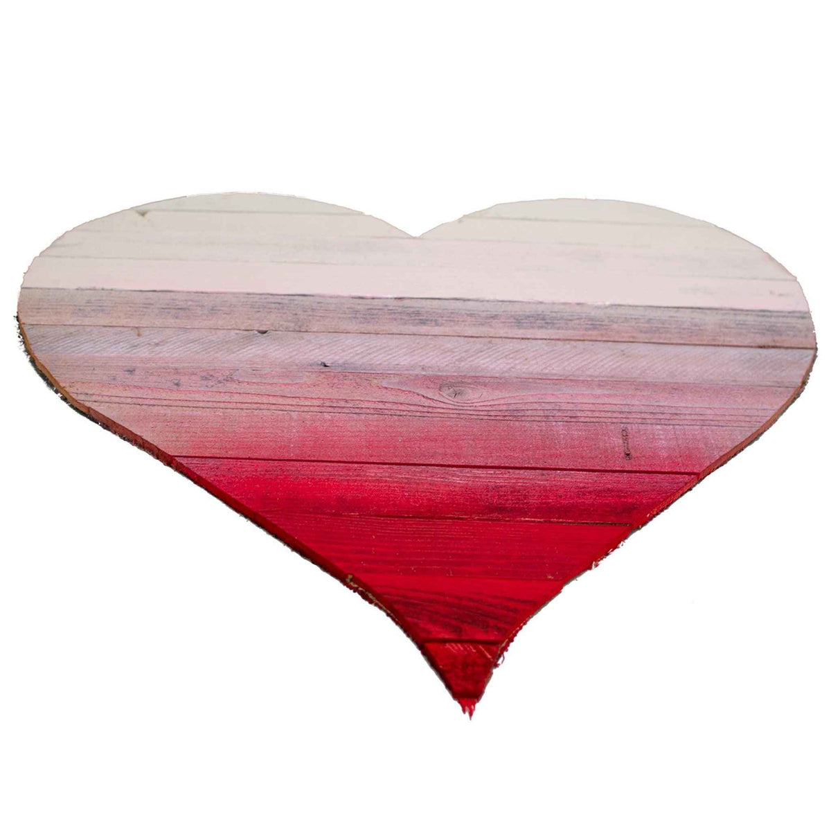 Fading Wooden Valentine's Day Heart - Lee Display