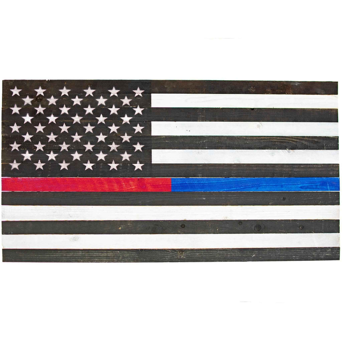 Firefighter's & Police American Flags - Lee Display