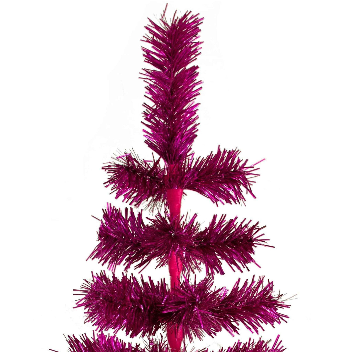 Fuchsia Tinsel Christmas Tree - Lee Display