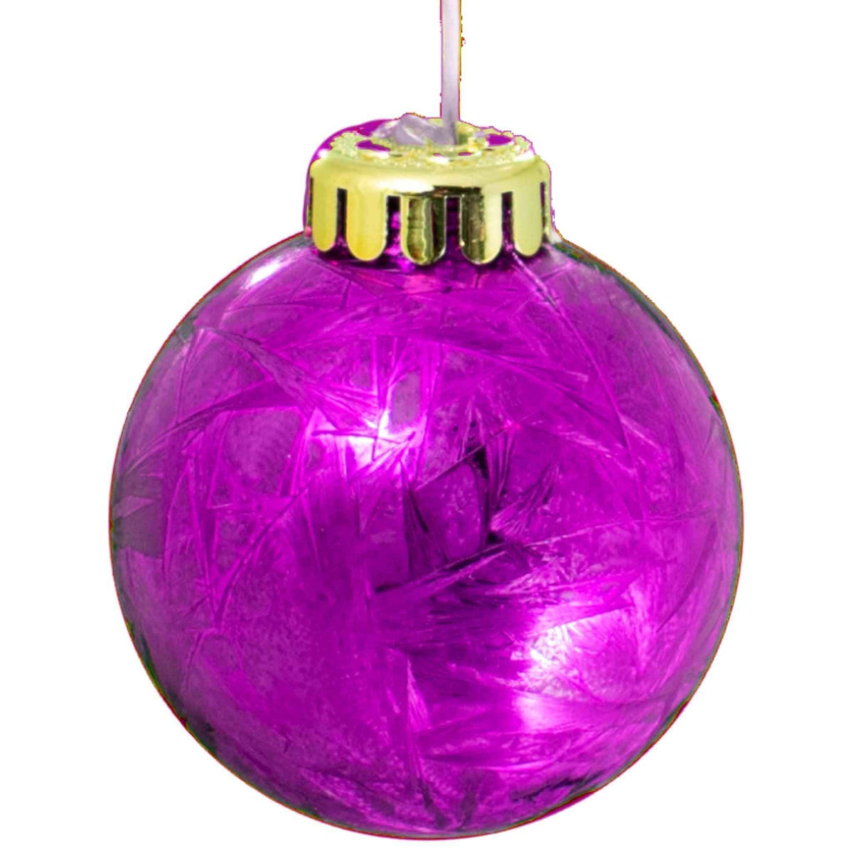 Fuscia Pink Ball Ornaments - Lee Display