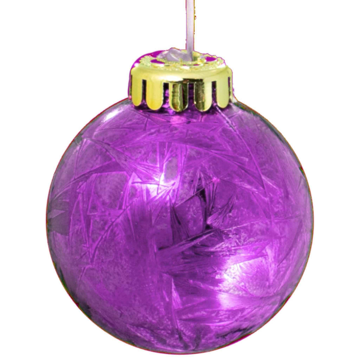 Fuscia Purple Ball Ornaments - Lee Display