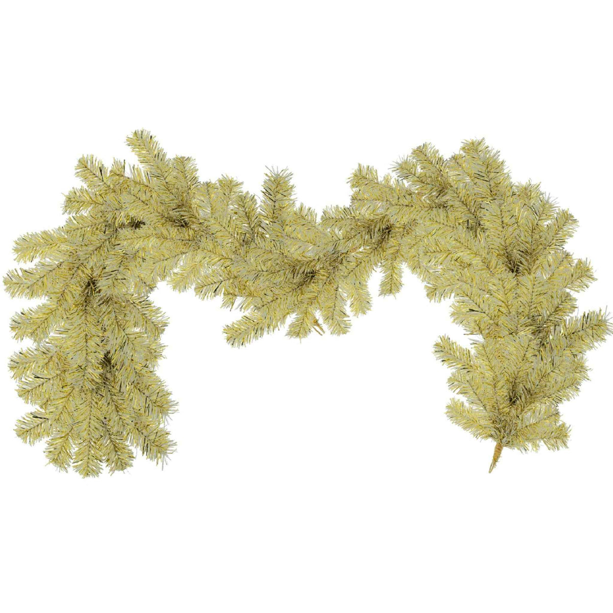 Gold & Silver Tinsel Christmas Garland - Lee Display