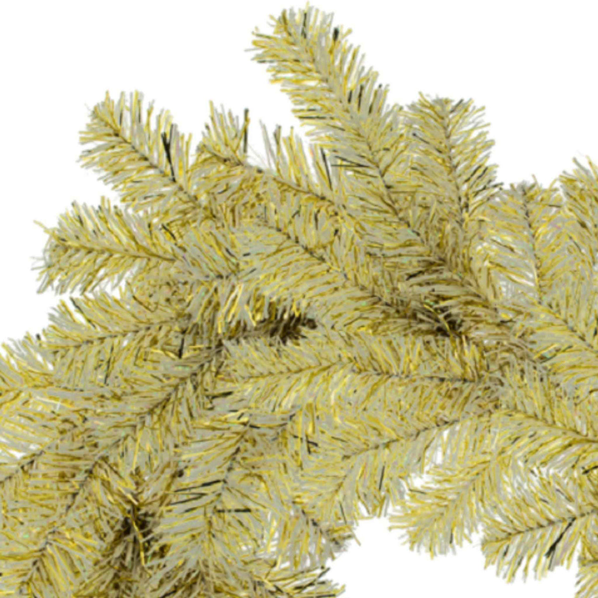 Gold & Silver Tinsel Christmas Garland - Lee Display
