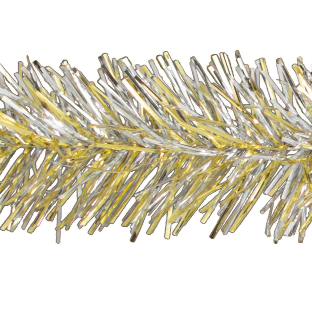 Gold & Silver Tinsel Garland - Lee Display