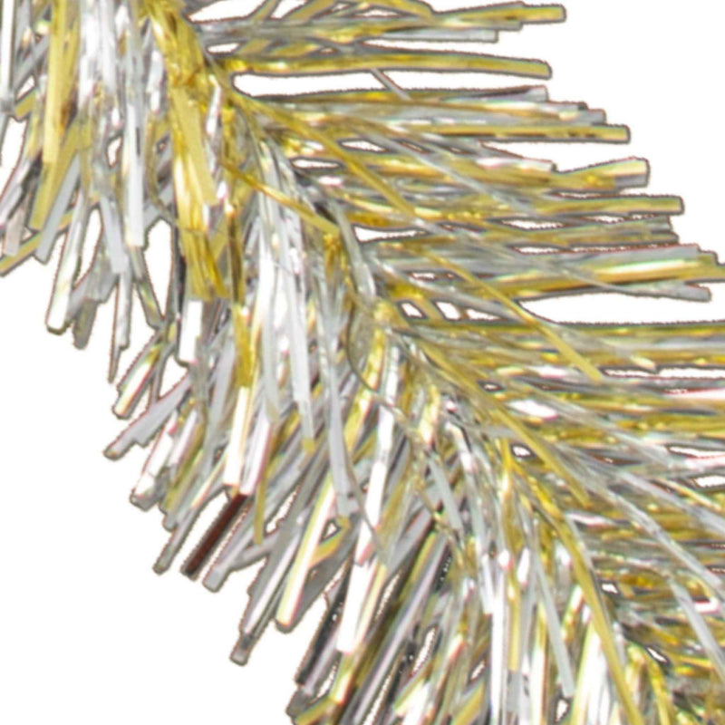 Gold & Silver Tinsel Garland - Lee Display