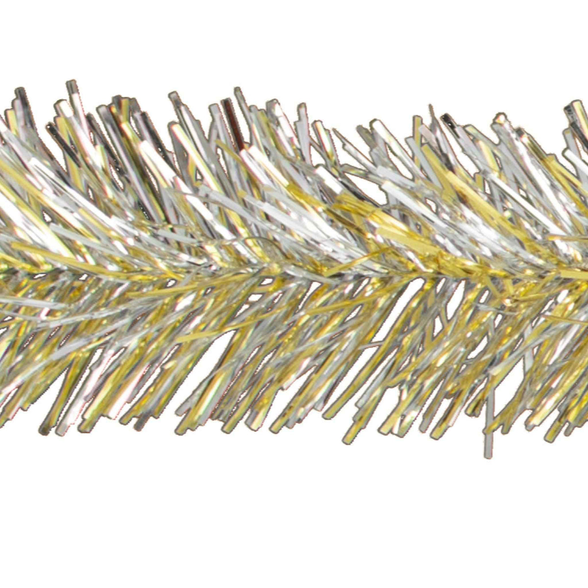 Gold & Silver Tinsel Garland - Lee Display