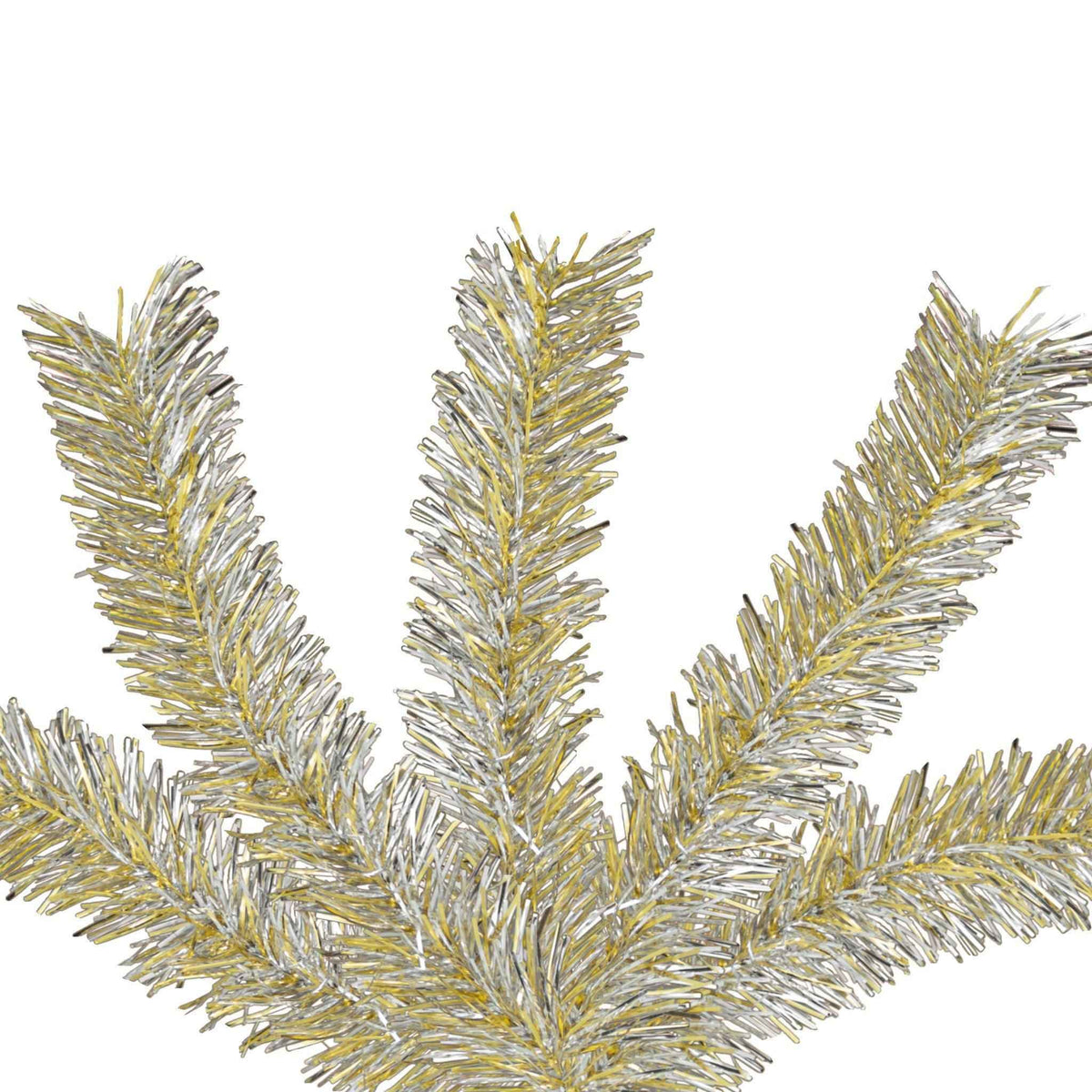 Gold & Silver Tinsel Garland - Lee Display