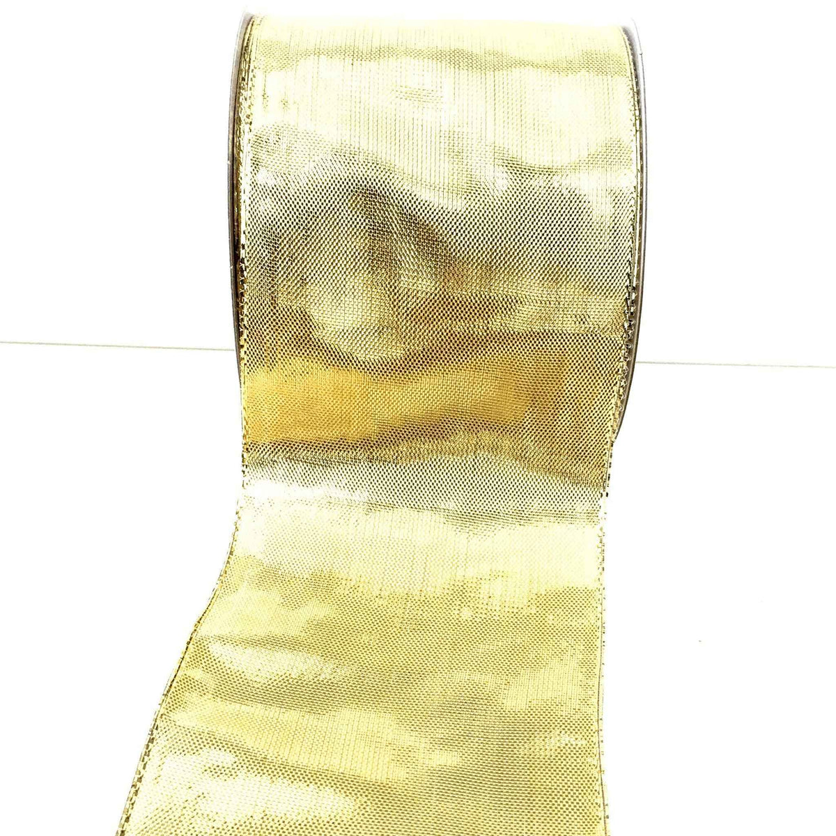 Gold Christmas Ribbon - Lee Display