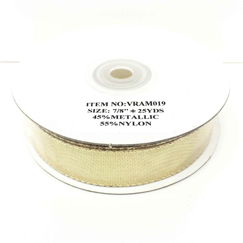 Gold Christmas Ribbon - Lee Display