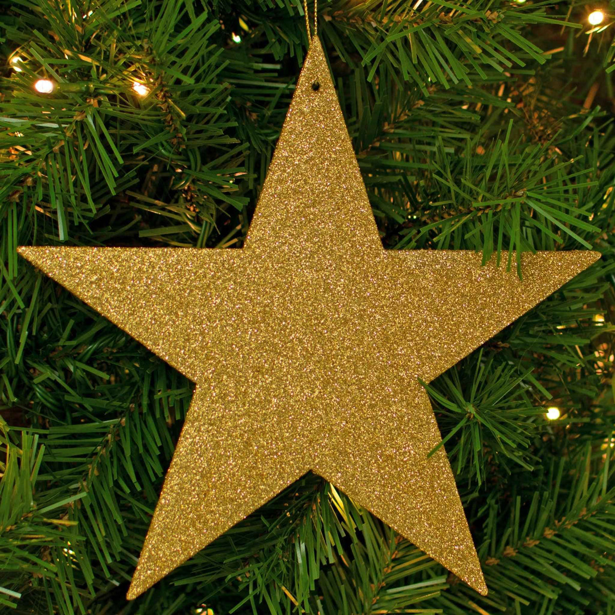 Gold Glittered Stars - Lee Display