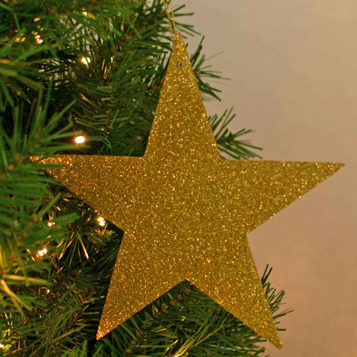 Gold Glittered Stars - Lee Display