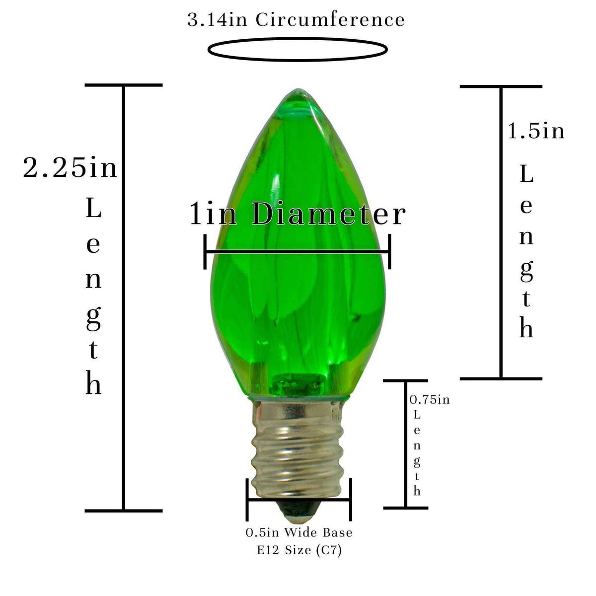 Green LED Light Bulbs - Lee Display