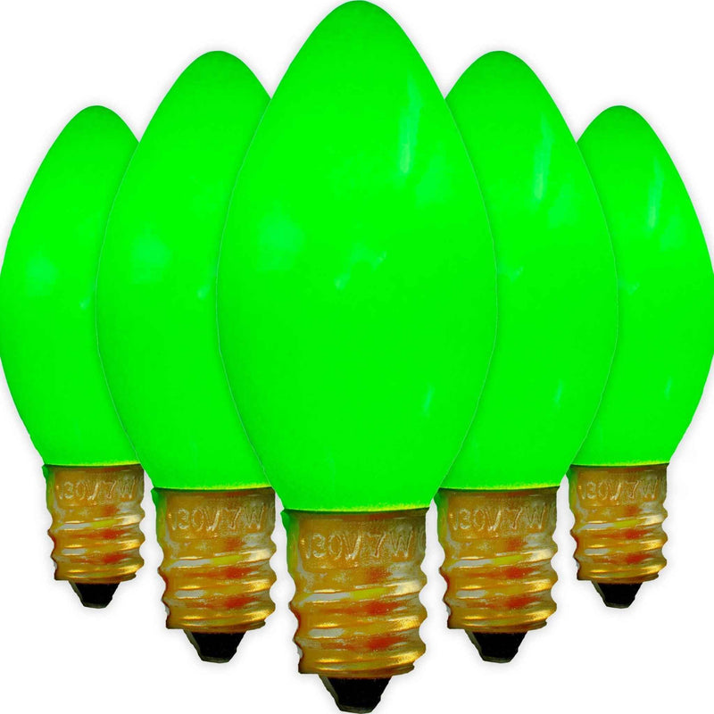 Green Solid Ceramic Lights - Lee Display
