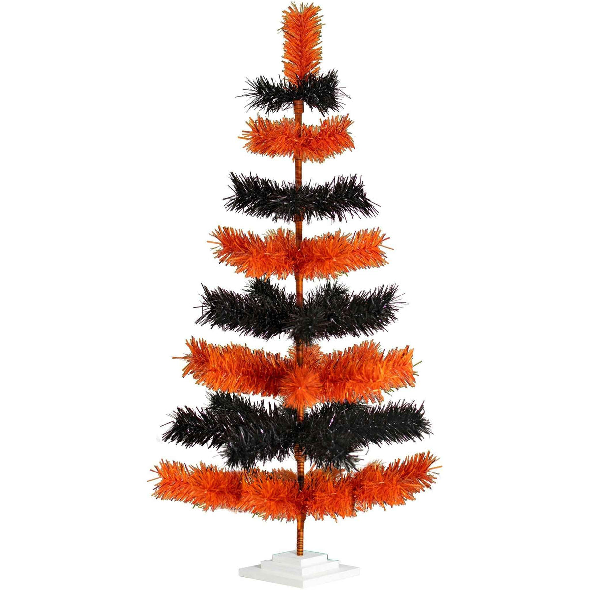 Halloween Layered Tinsel Christmas Tree - Lee Display