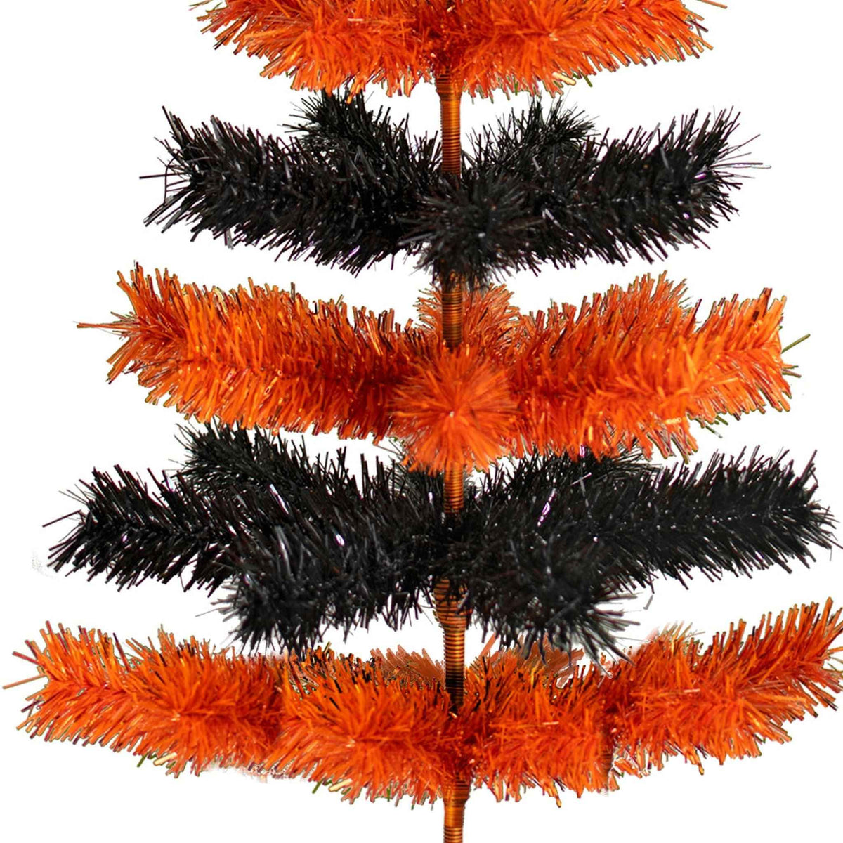 Halloween Layered Tinsel Christmas Tree - Lee Display