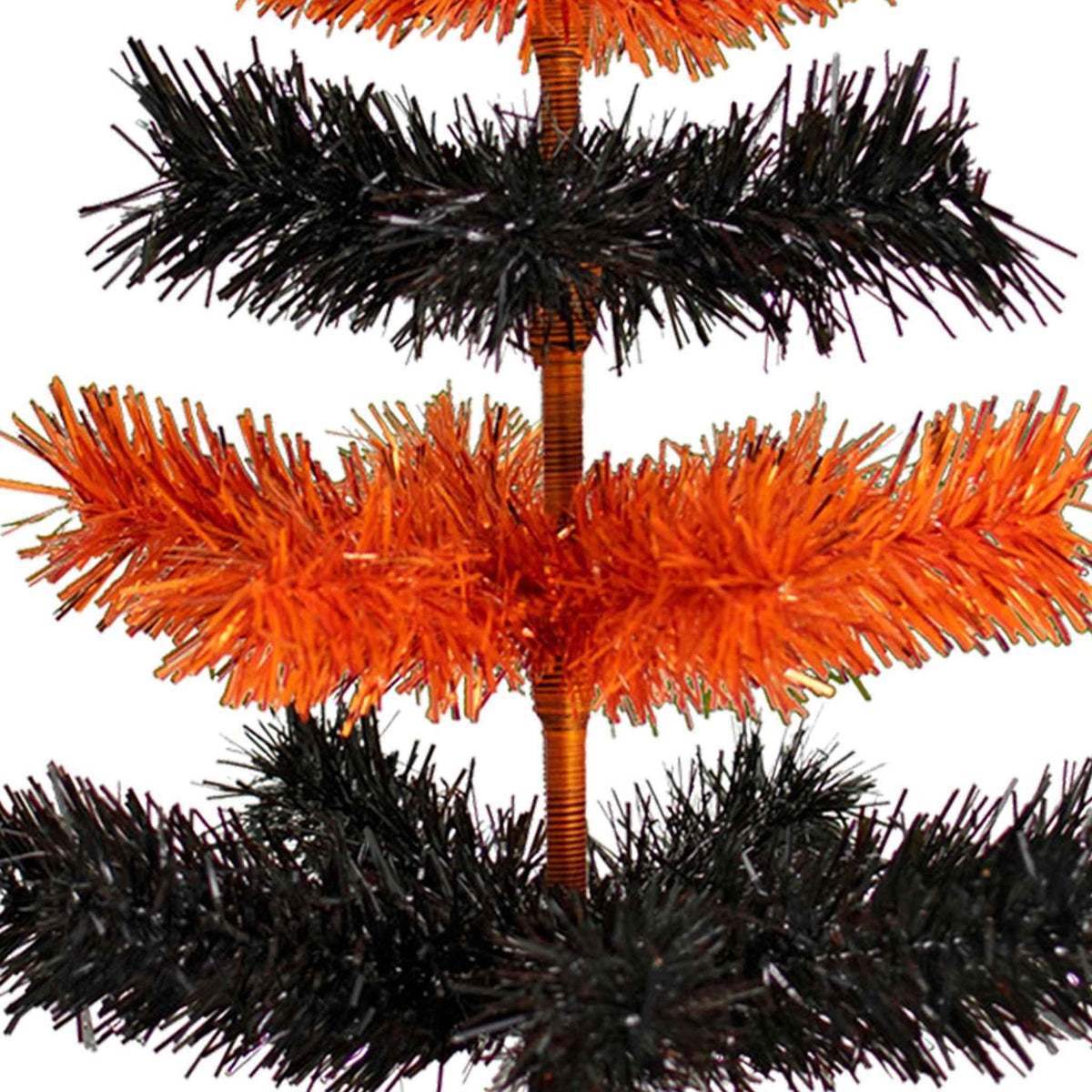Halloween Layered Tinsel Christmas Tree - Lee Display