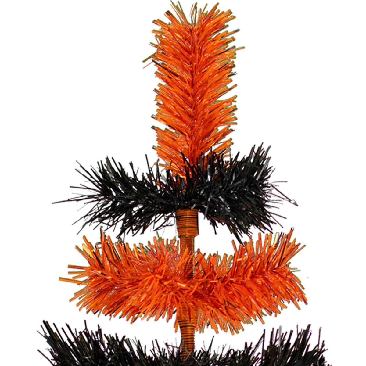 Halloween Layered Tinsel Christmas Tree - Lee Display