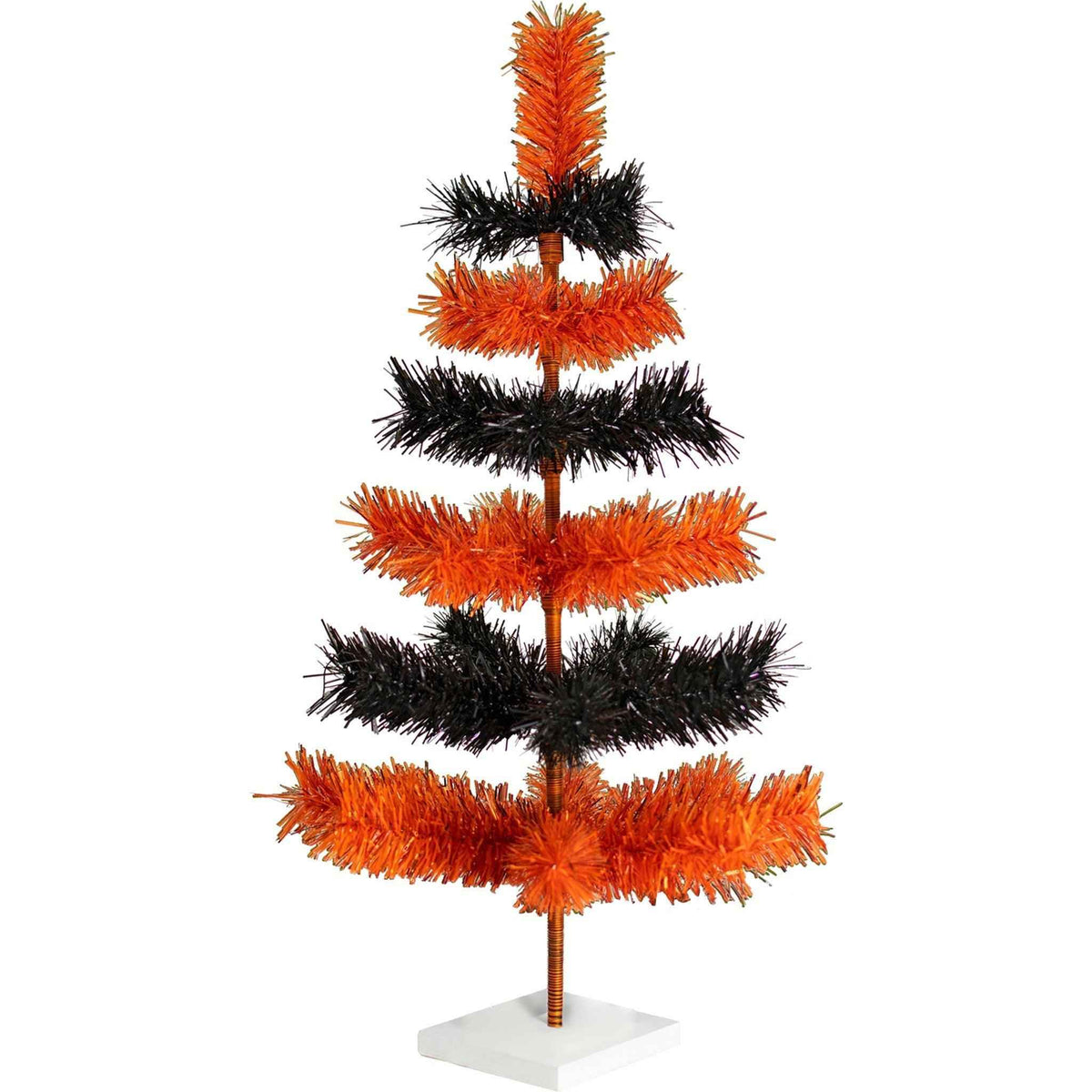 Halloween Layered Tinsel Christmas Tree - Lee Display