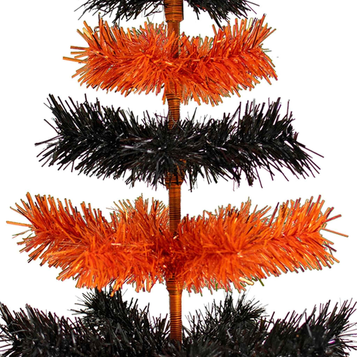 Halloween Layered Tinsel Christmas Tree - Lee Display