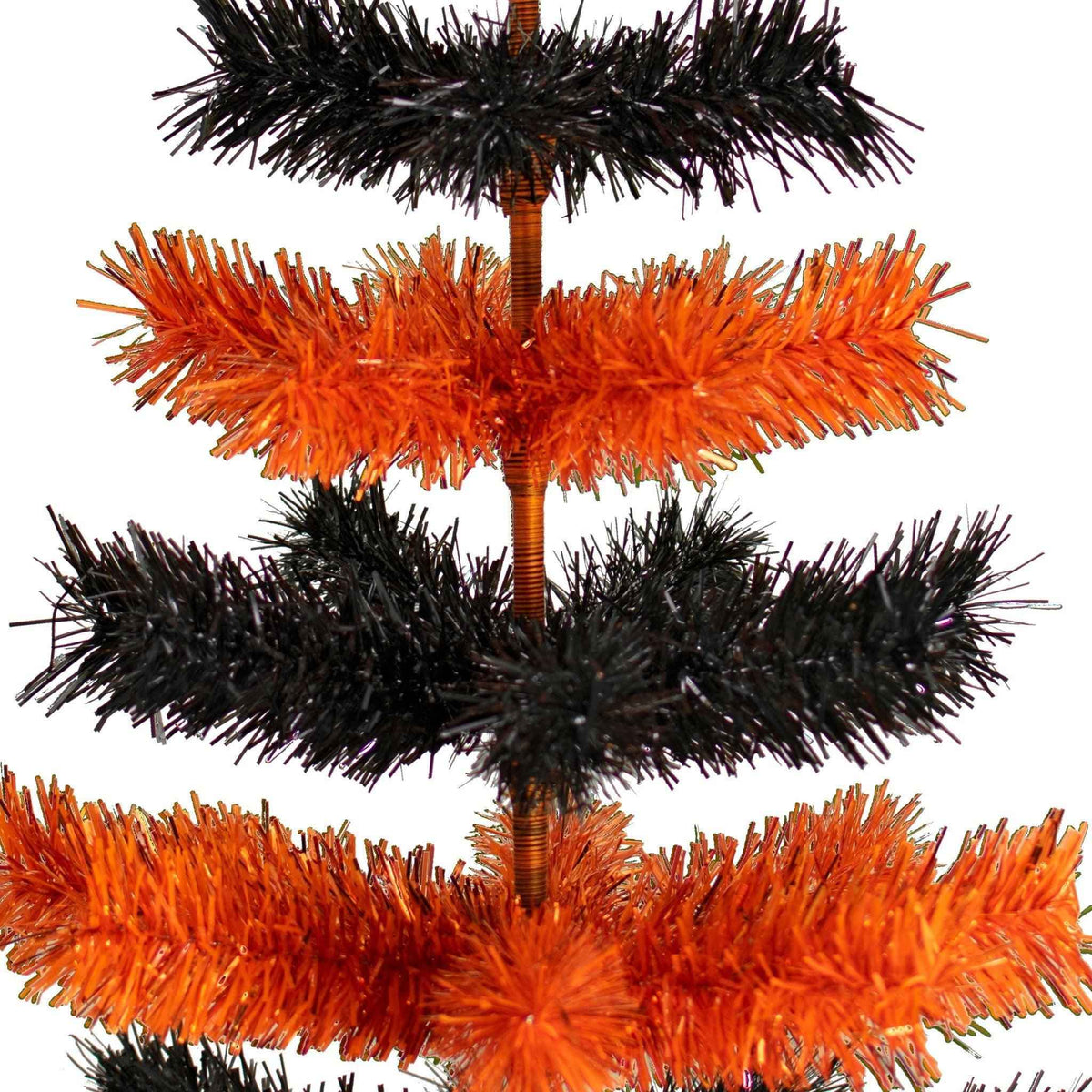 Halloween Layered Tinsel Christmas Tree - Lee Display