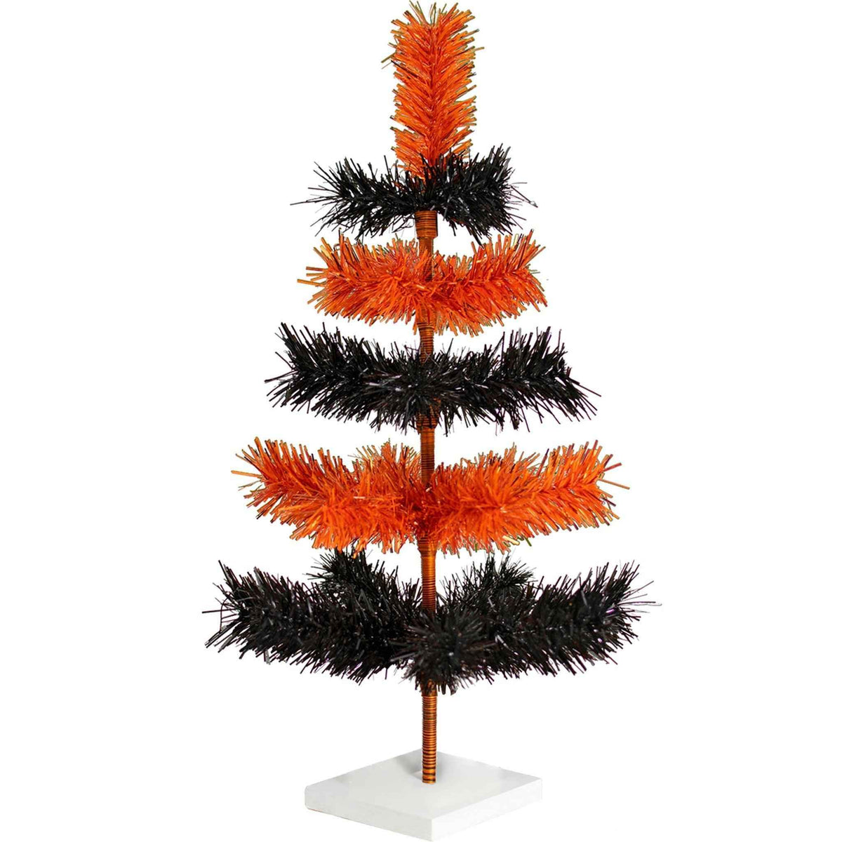 Halloween Layered Tinsel Christmas Tree - Lee Display
