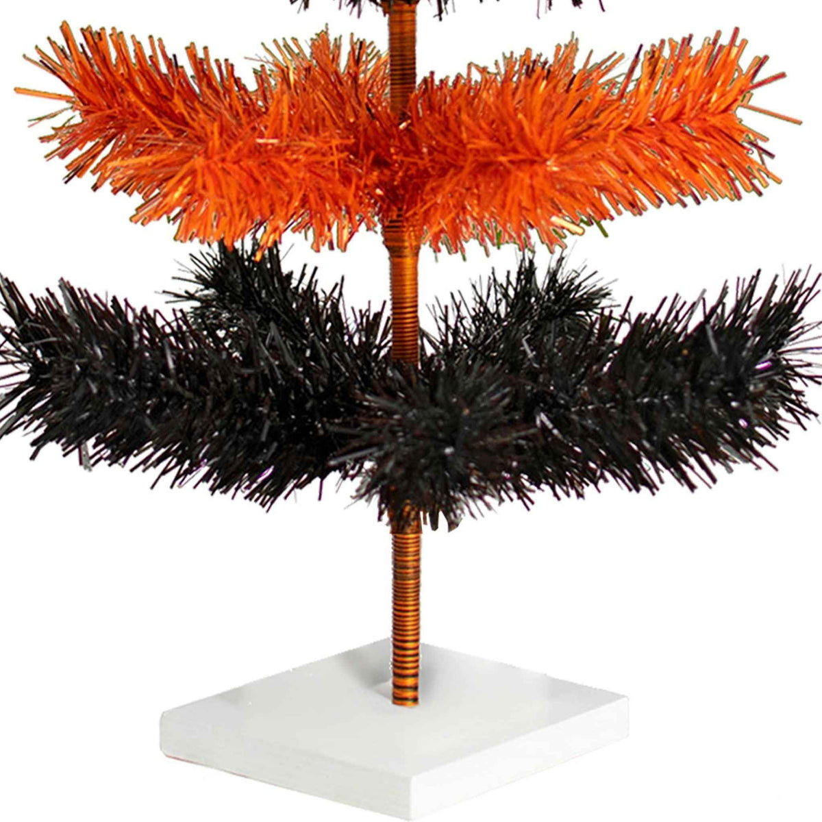 Halloween Layered Tinsel Christmas Tree - Lee Display