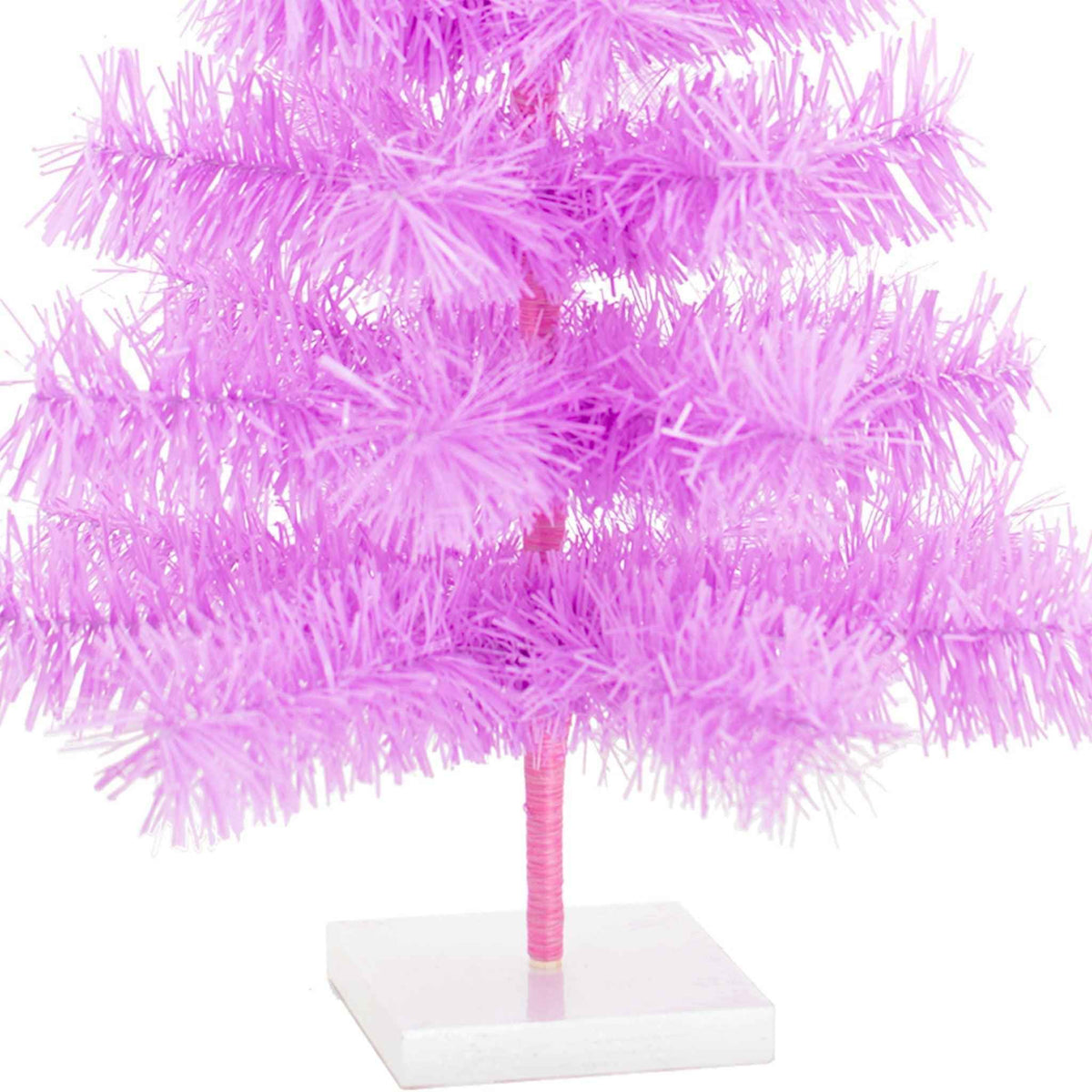 Lavender Tinsel Christmas Tree - Lee Display