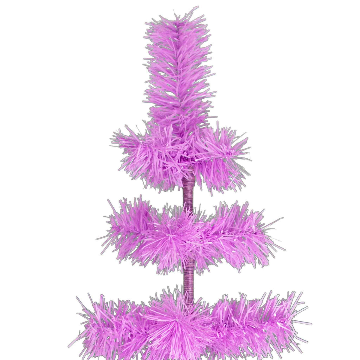 Lavender Tinsel Christmas Tree - Lee Display