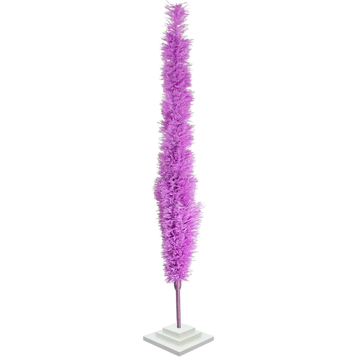 Lavender Tinsel Christmas Tree - Lee Display
