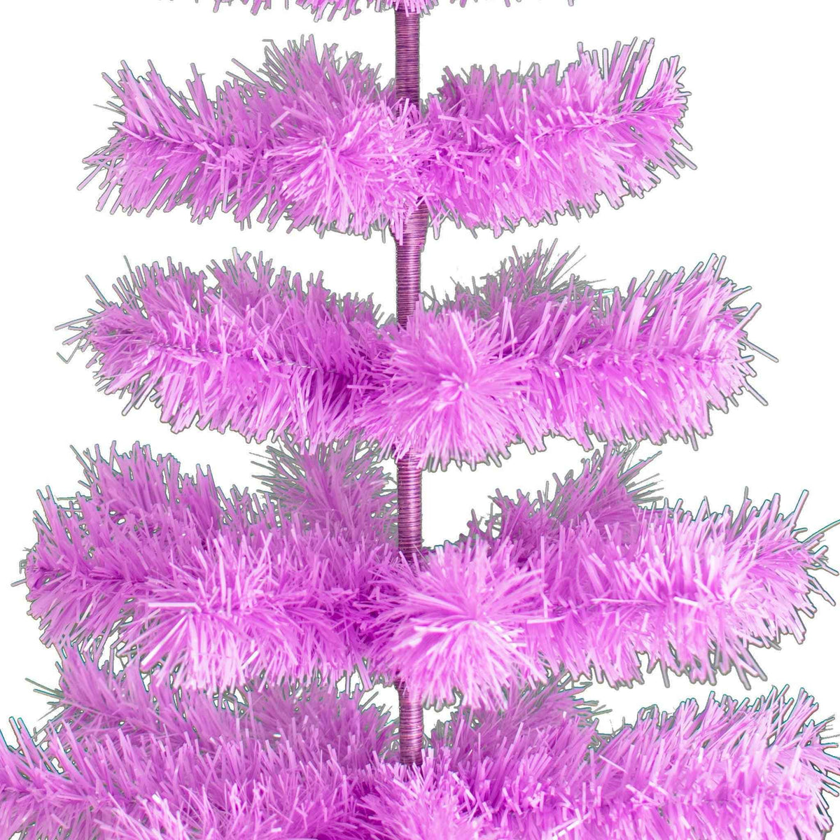 Lavender Tinsel Christmas Tree - Lee Display