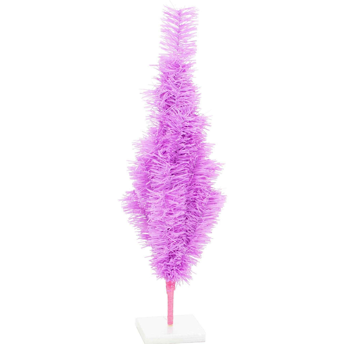 Lavender Tinsel Christmas Tree - Lee Display