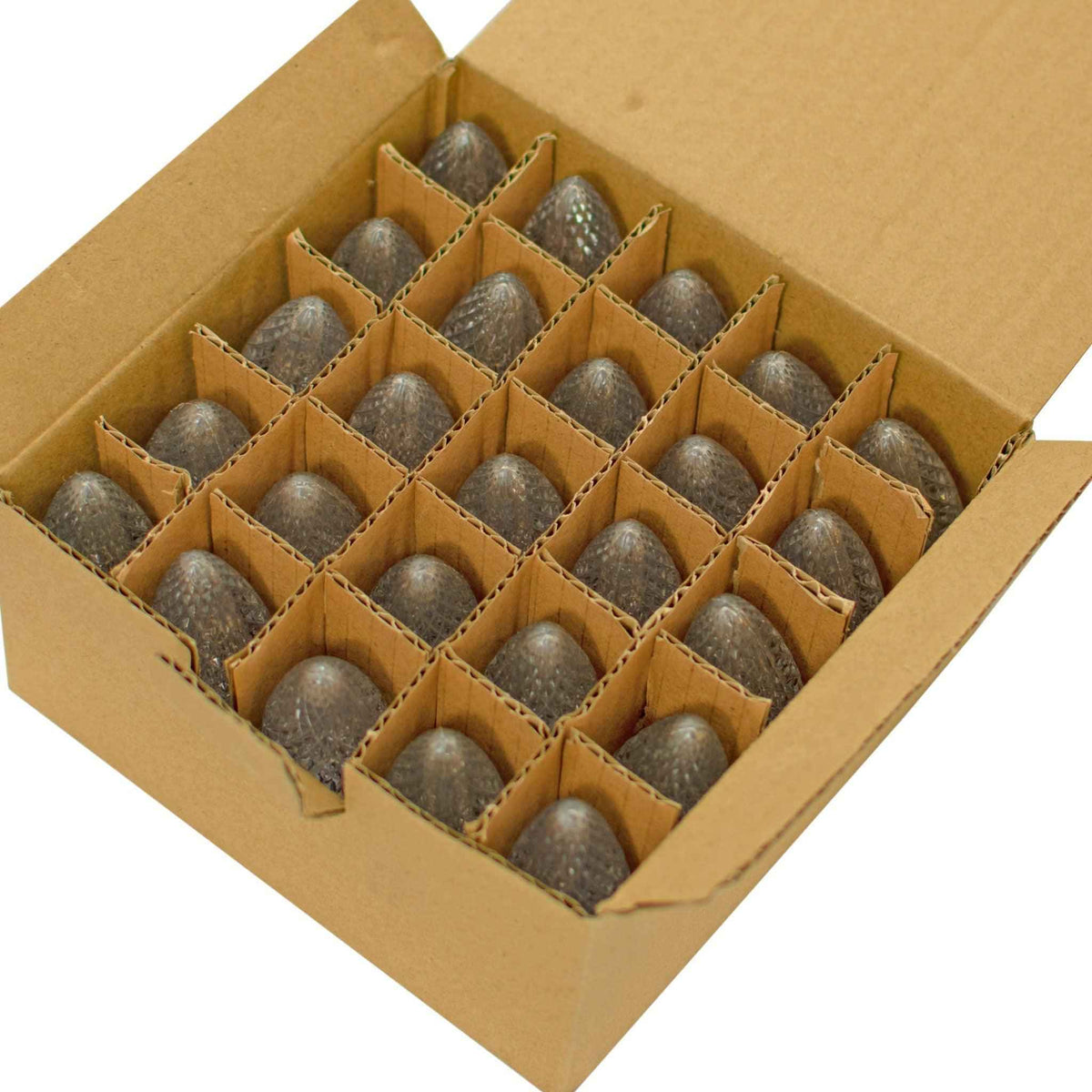 LED Faceted Clear Light Bulbs - Lee Display