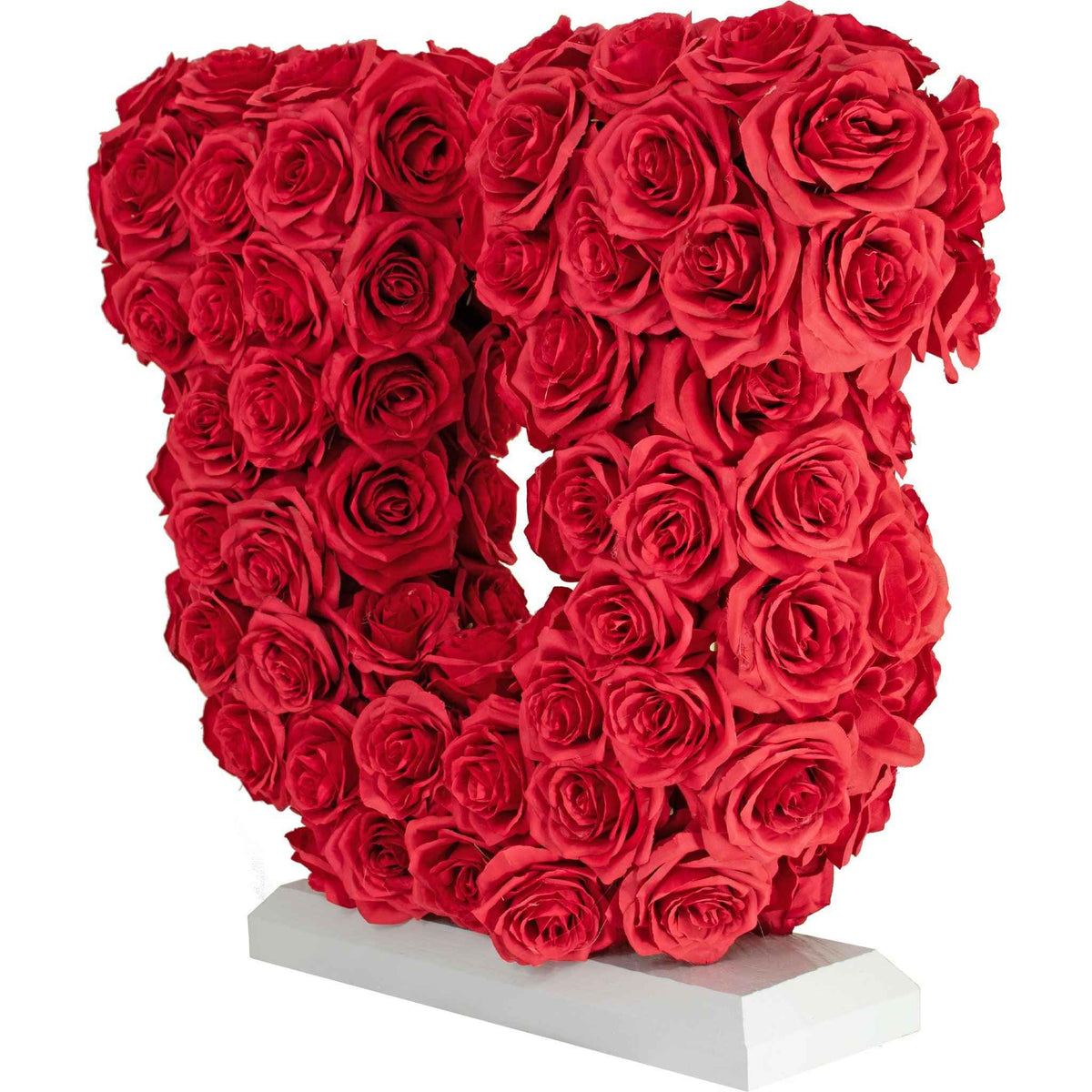Lucky Rose Petal Horseshoe Centerpiece - Lee Display