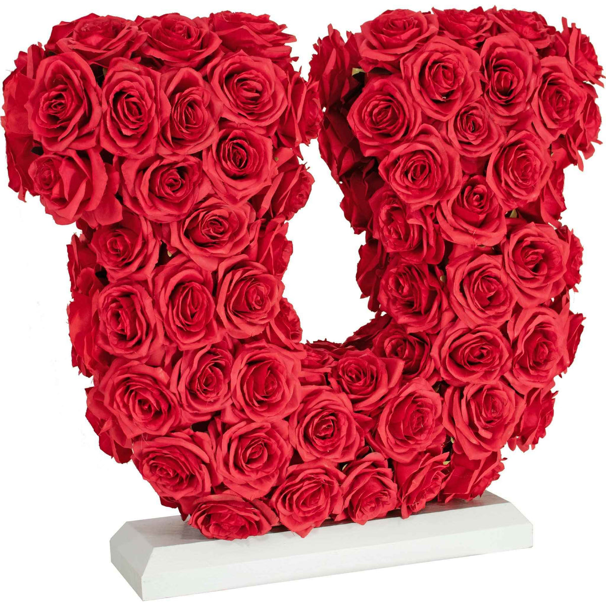 Lucky Rose Petal Horseshoe Centerpiece - Lee Display