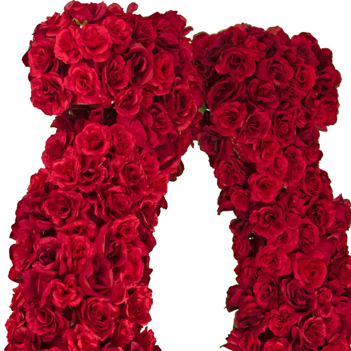 Lucky Rose Petal Horseshoe Centerpiece - Lee Display