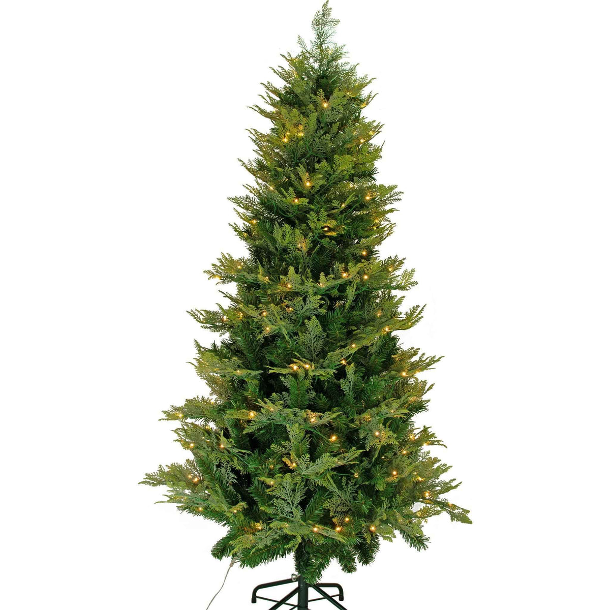 Luxe Christmas Pre-Lit Leyland Cypress Tree - Lee Display