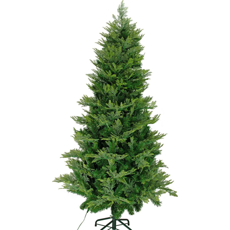 Luxe Christmas Pre-Lit Leyland Cypress Tree - Lee Display