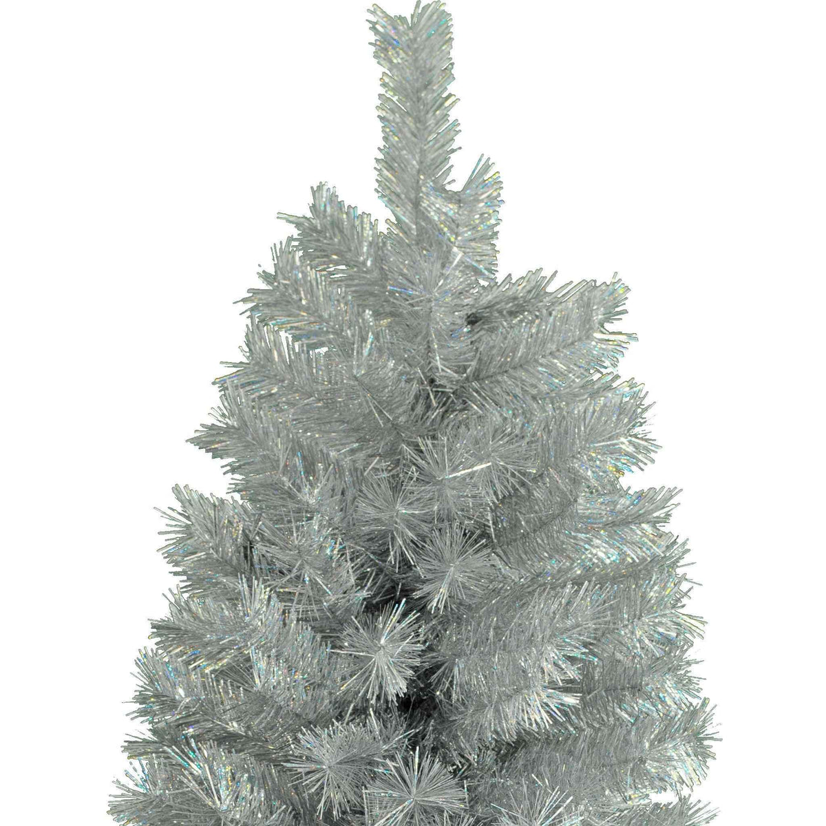 Luxe Christmas Silver Tinsel Tree - Lee Display