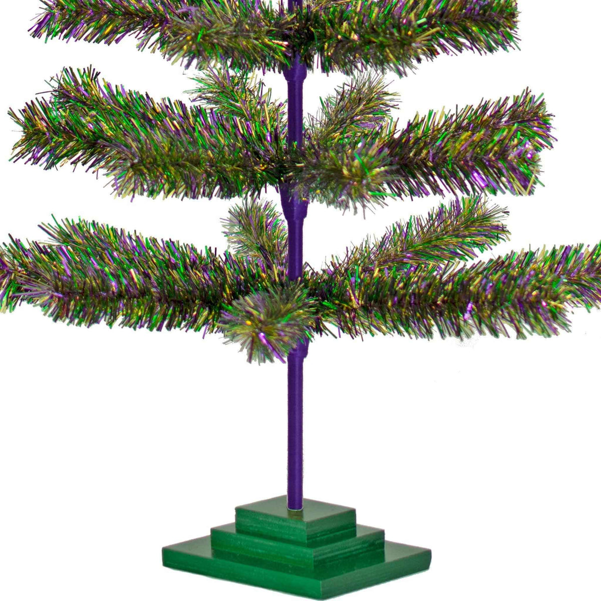 Mardi Gras Firework Tinsel Christmas Tree - Lee Display