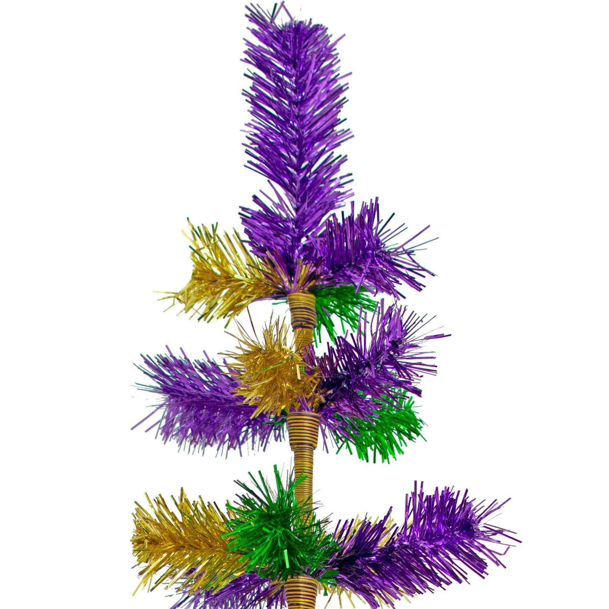 Mardi Gras Mixed Tinsel Christmas Trees - Lee Display